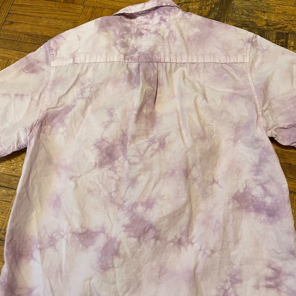 PACSUN TYE DIE BUTTON UP SHIRT SUPER CUTE - Picture 3 of 3